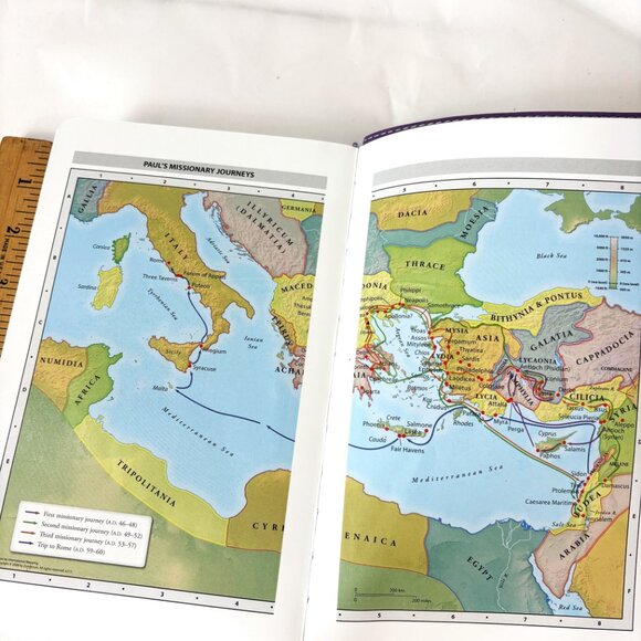 NIV Adventure Bible for Early Readers Children Faux Leather Purple Cover - Picture 13 of 14